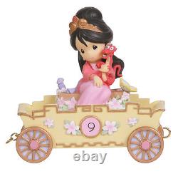 PRECIOUS MOMENTS Disney PRINCESS BIRTHDAY TRAIN set of 13 NEW