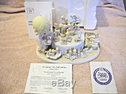PRECIOUS MOMENTS From The Beginning 25th Anniversary LE Figurine NIB 110238