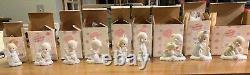 PRECIOUS MOMENTS GROWING IN GRACE 9 FIGURINES Infant through age 8 with boxes