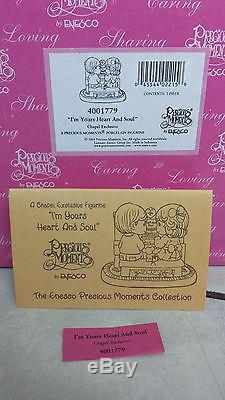 Precious Moments I'm Yours Heart And Soul 4001779 Rare Chapel Exclusive/$400