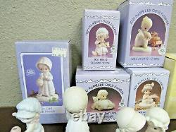 PRECIOUS MOMENTS Lot of 38 Porcelain Figurines ENESCO