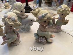 PRECIOUS MOMENTS MERMAID SEA OF FRIENDSHIP COMPLETE SET No Boxes
