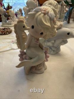 PRECIOUS MOMENTS MERMAID SEA OF FRIENDSHIP COMPLETE SET No Boxes