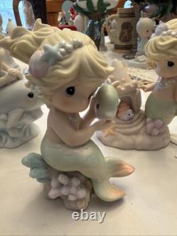 PRECIOUS MOMENTS MERMAID SEA OF FRIENDSHIP COMPLETE SET No Boxes