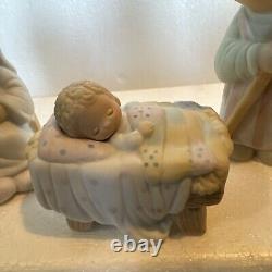 PRECIOUS MOMENTS NATIVITY-1979 9 PC Set (COME LET US ADORE HIM)
