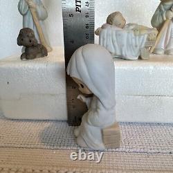 PRECIOUS MOMENTS NATIVITY-1979 9 PC Set (COME LET US ADORE HIM)