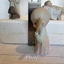 PRECIOUS MOMENTS NATIVITY-1979 9 PC Set (COME LET US ADORE HIM)