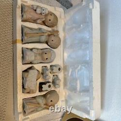 PRECIOUS MOMENTS NATIVITY-1979 9 PC Set (COME LET US ADORE HIM)