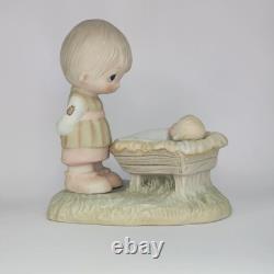 PRECIOUS MOMENTS RETIRED COLLECTIBLE Come Let Us Adore Him E-2011 Signed