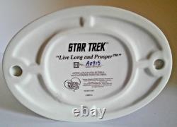 PRECIOUS MOMENTS STAR TREK Live Long and Prosper 2015 Hamilton Col. NEW