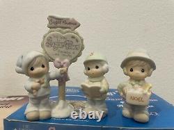 PRECIOUS MOMENTS SUGAR TOWN LOT Includes 6 Sets In Boxes +3 Figures. See Pics