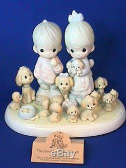 PRECIOUS MOMENTS The Good Lord Has Blessed Us Tenfold 114022 Cedar Tree NIB