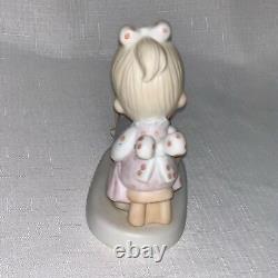 PRECIOUS MOMENTS Vintage RARE 1979 Hand Rocks Future E5204 Mozart's Lullaby