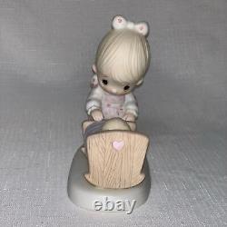 PRECIOUS MOMENTS Vintage RARE 1979 Hand Rocks Future E5204 Mozart's Lullaby