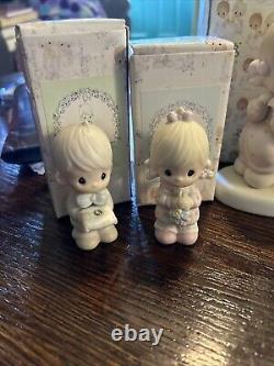 PRECIOUS MOMENTS WEDDING SET LOT 7 Pc