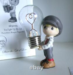 PRECIOUS MOMENTS You Light Up My Life #163003 BRAND NEW & VERY RARE