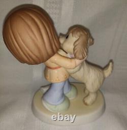PRECIOUS MOMENTS Your Warm Greeting Is Pure Joy CC90003 Dog Puppy NO BOX 2009