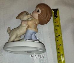 PRECIOUS MOMENTS Your Warm Greeting Is Pure Joy CC90003 Dog Puppy NO BOX 2009