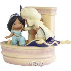 PRECIOUS MOMENT Disney ALADDIN and JASMINE A Magical World Awaits You LTD 3500