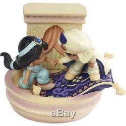 PRECIOUS MOMENT Disney ALADDIN and JASMINE A Magical World Awaits You LTD 3500