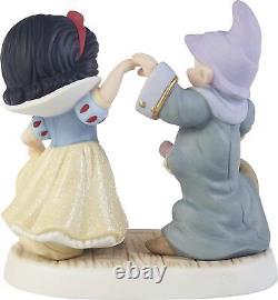 Porcelain Figurine Precious Disney Snow White Seven Dwarfs Dance Multicolour Fun