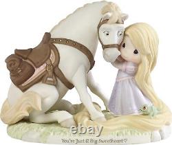 Porcelain Figurine Precious Moments Rapunzel and Maximus192013 Disney Showcase