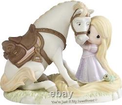 Porcelain Figurine Precious Moments Rapunzel and Maximus192013 Disney Showcase