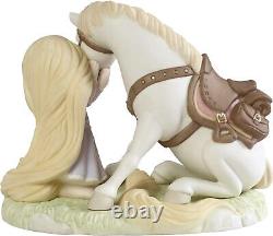 Porcelain Figurine Precious Moments Rapunzel and Maximus192013 Disney Showcase