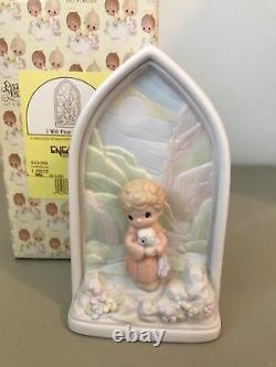 Precious Moment Figurine 523356 I Will Fear No Evil Wall Hanging Limited