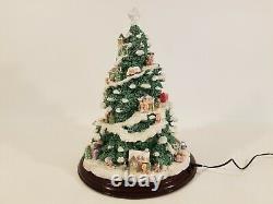 Precious Moment Holiday Village Lighted Christmas Tree By Bradford Exchange