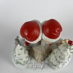 Precious Moment LE Being Together No Matter The Weather Christmas Couple Rare