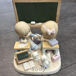 Precious Moment LOVE IS THE MOST IMPORTANT LESSON 151055 Sam Butcher Chalkboard