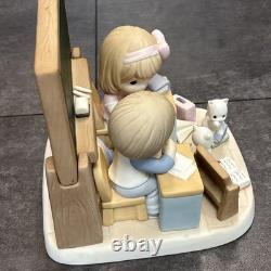 Precious Moment LOVE IS THE MOST IMPORTANT LESSON 151055 Sam Butcher Chalkboard