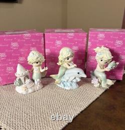 Precious Moment. Mermaids. Sea Of Friendship Series. Set Of (3). VERY RARE