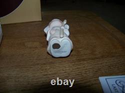 Precious Moment Mini Nativity withRARE TURBAN SHEPHERD BOY FIGURE #E-2395 Vtg 1982