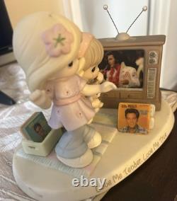 Precious Moment figurine. Elvis Presley Collectible Love Me Tender. Rare