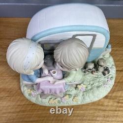 Precious Moments #104048 I'm A Happy Camper When I'm With You Figurine Withbox