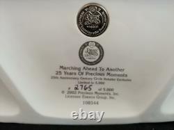 Precious Moments 108544 Marching to Another 25 Years Singed By Fujioka