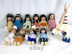 Precious Moments 10 Little Indians Native American Teepee Iroquois Navajo 7