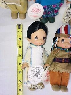 Precious Moments 10 Little Indians Native American Teepee Iroquois Navajo 7