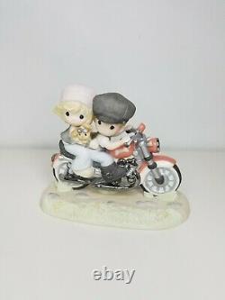 Precious Moments 123025 Our love is a Journey Porcelain Bisque Figurine Love NOS