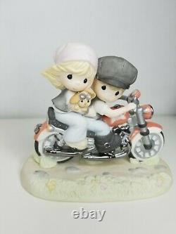 Precious Moments 123025 Our love is a Journey Porcelain Bisque Figurine Love NOS