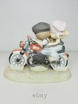 Precious Moments 123025 Our love is a Journey Porcelain Bisque Figurine Love NOS