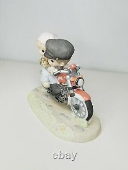 Precious Moments 123025 Our love is a Journey Porcelain Bisque Figurine Love NOS