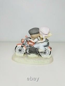 Precious Moments 123025 Our love is a Journey Porcelain Bisque Figurine Love NOS