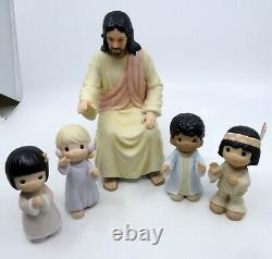 Precious Moments 127930A He Shall Lead Children Into 21st Century Figurine withBox