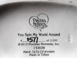 Precious Moments 133039 You Spin My World Around Limited Edition # 0577 of 3000