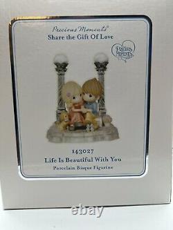 Precious Moments 143027 Life Is Beautiful With You Limited Edition With Box