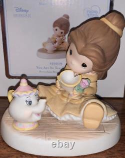 Precious Moments #159019 You Are So Tea-Lightful Belle Mrs. Potts Beauty Beast