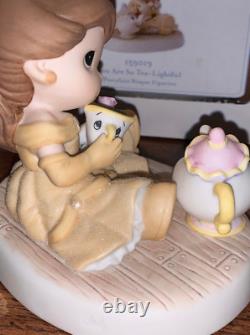 Precious Moments #159019 You Are So Tea-Lightful Belle Mrs. Potts Beauty Beast